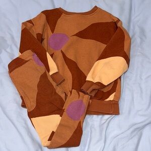 Zara Kids Matching Set in Brown and Purple